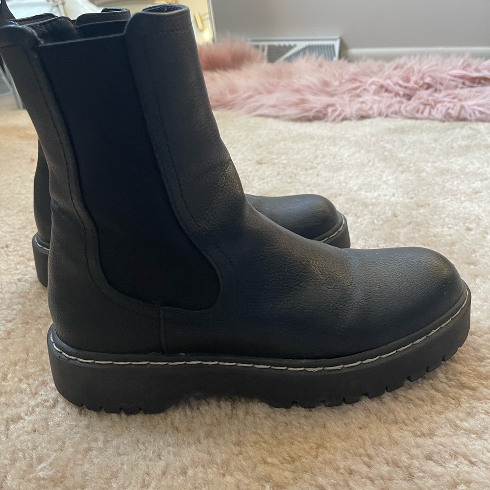 Sincerely Jules black combat boots women’s size 9